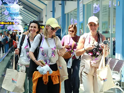 Arrive at Bandaranaike International Airport for a warm airport welcome